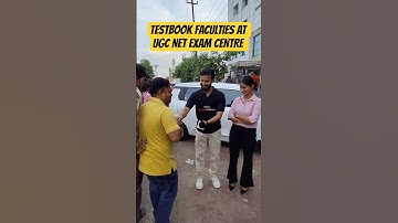 UGC NET TESTBOOK FACULTIES @ EXAM CENTRE #shorrts #ugcnet #aspirants #examcenter #analysis #trending