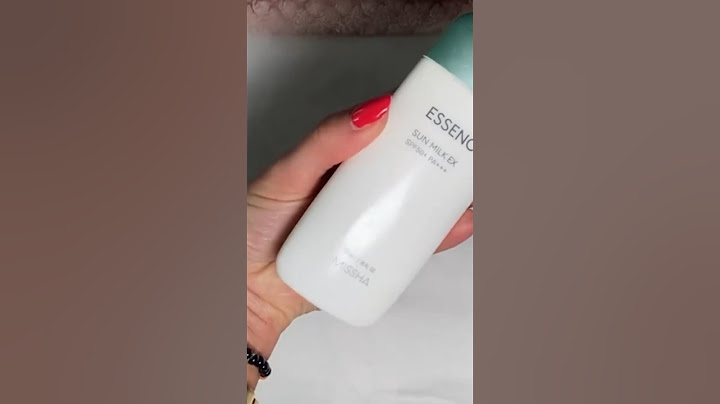 Missha mild essence sun milk review