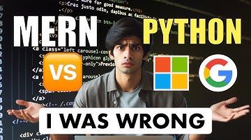 MERN Stack VS PYTHON Full Stack - Which One To Choose In 2024