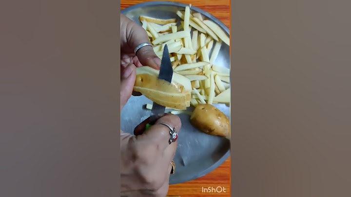 Tips and Tricks : Potato fries cutting skills! How to cut thin slices potato kurkuri bhujia #shorts