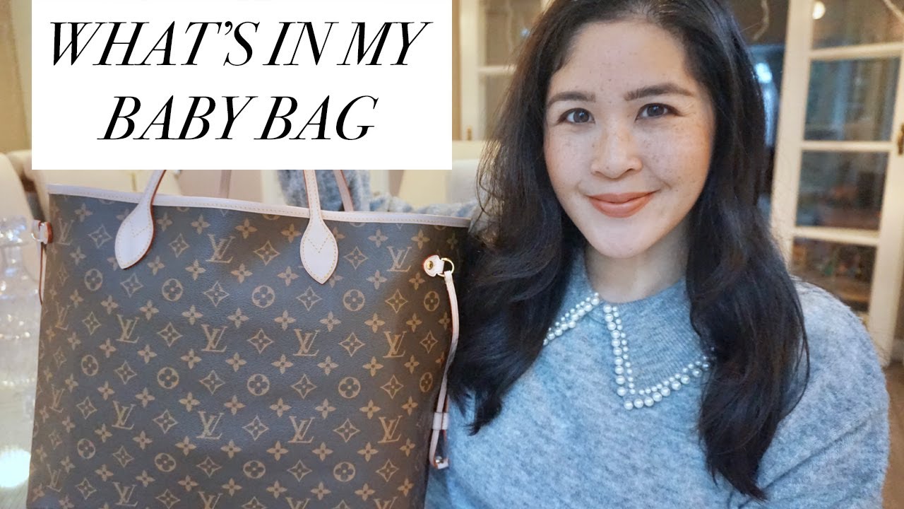 What's in my Mummy Baby Toddler Bag Louis Vuitton Neverfull GM !