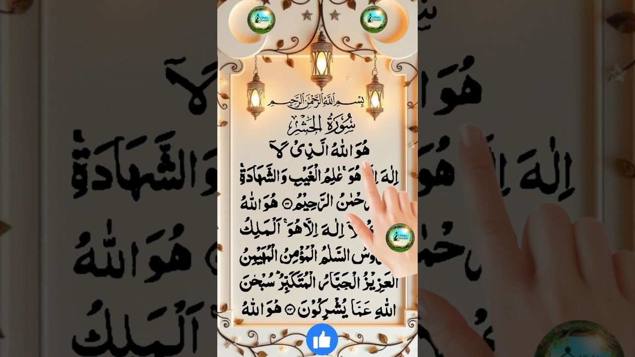 New items ❤️cool Surah Al-Hashr | The Names of Allah | A Powerful Quran Reminder 