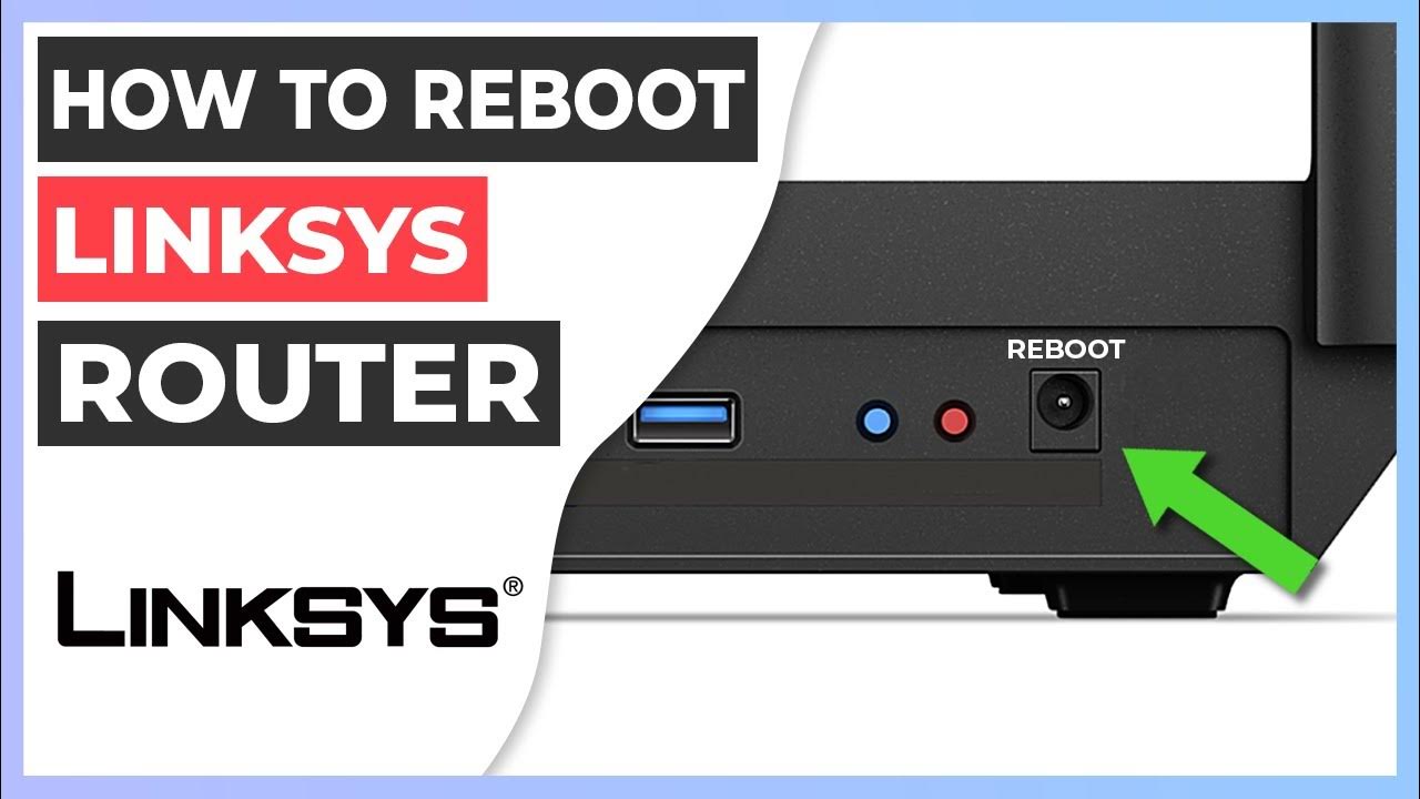 how-to-reboot-linksys-router-youtube