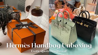 HERMÈS UNBOXING 2024: Exotic Quota Bag Reveal!