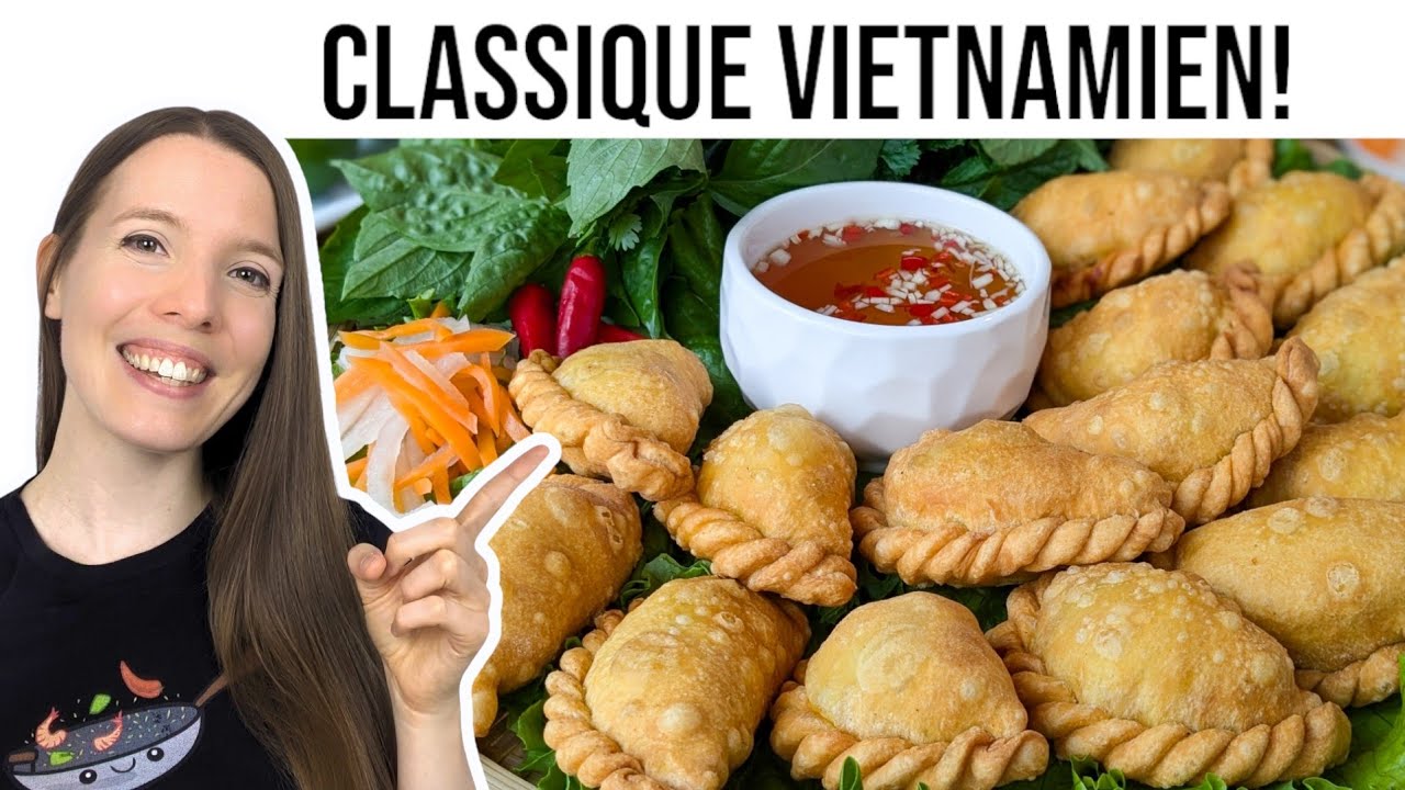 Cuisine Vietnam: Banh Goi (Chaussons frits au Porc) - HOP DANS LE WOK