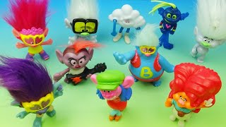 2020 TROLLS WORLD TOUR set of 10 McDONALD'S HAPPY MEAL MOVIE COLLECTIBLES VIDEO REVIEW
