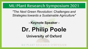 [2021MUPRS] Dr. Philip Poole – Keynote Speaker