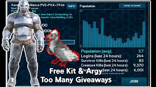 Brand New PvE PvX server for Ark Mobile - Free Kit,levels and many Giveaways