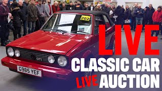 LIVE CLASSIC CAR AUCTION  - Saturday 1st April 2023