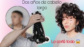 CORTE TODO MI CABELLO/ PRIMER CORTE DE CABELLO DESPUES DE DOS AÑOS