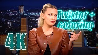 Millie Bobby Brown Interviews 4K Scenepack With Coloring For Edits Mega