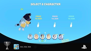 Bluey: The VideogameSlide, Slide, Slide (SILVER)Chain three slides in a row #PlayStationTrophy