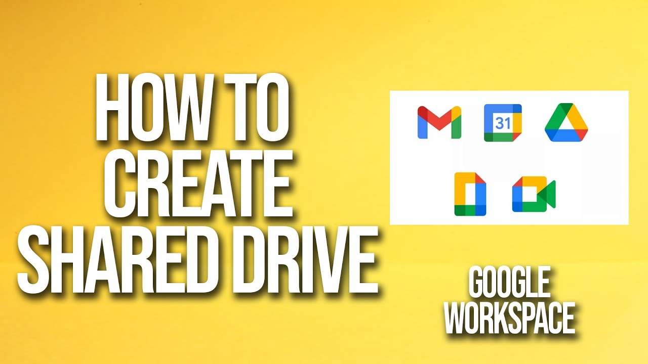 Create a shared drive - Google Workspace Learning Center