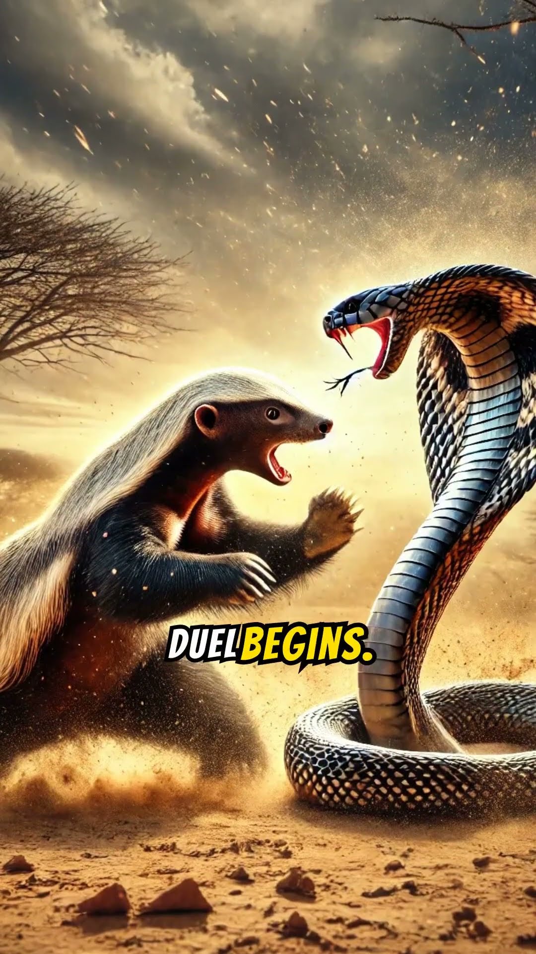 Honey badger vs cobra who wins youtube