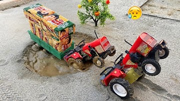 Diy Tractor Stuck In Mud With Parle G Mini Science project Part 01 || @Hacks Point | @Keep Villa