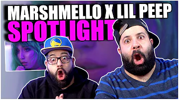 BROS, CAN YOU REACT TO Marshmello x Lil Peep - Spotlight (Official Music Video) | REACTION!!