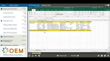 Talend Data Integration Elearning Training DEMO