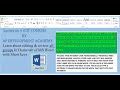 learn editing group and review all groups of home tab in MS word #viralvideo #computer