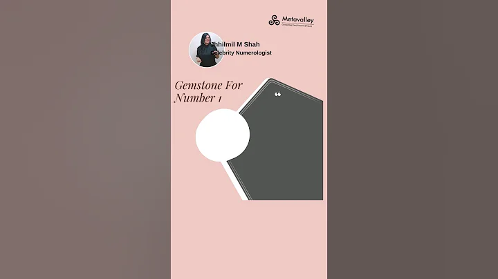 Find Out What Gemstone is BEST For Number 1 in Numerology #shorts #numerology #metavalley #number1