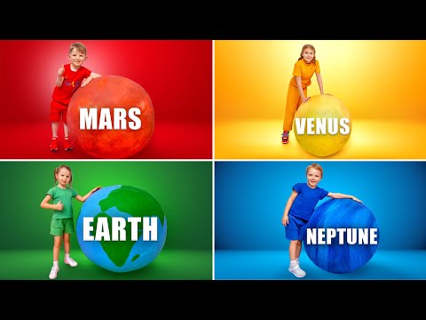 Five Kids teach the Solar system | Videos about the planets and more children's videos
