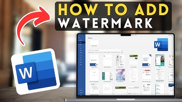 How to Add a Watermark in MS Word | Microsoft Word Tutorial (2025)