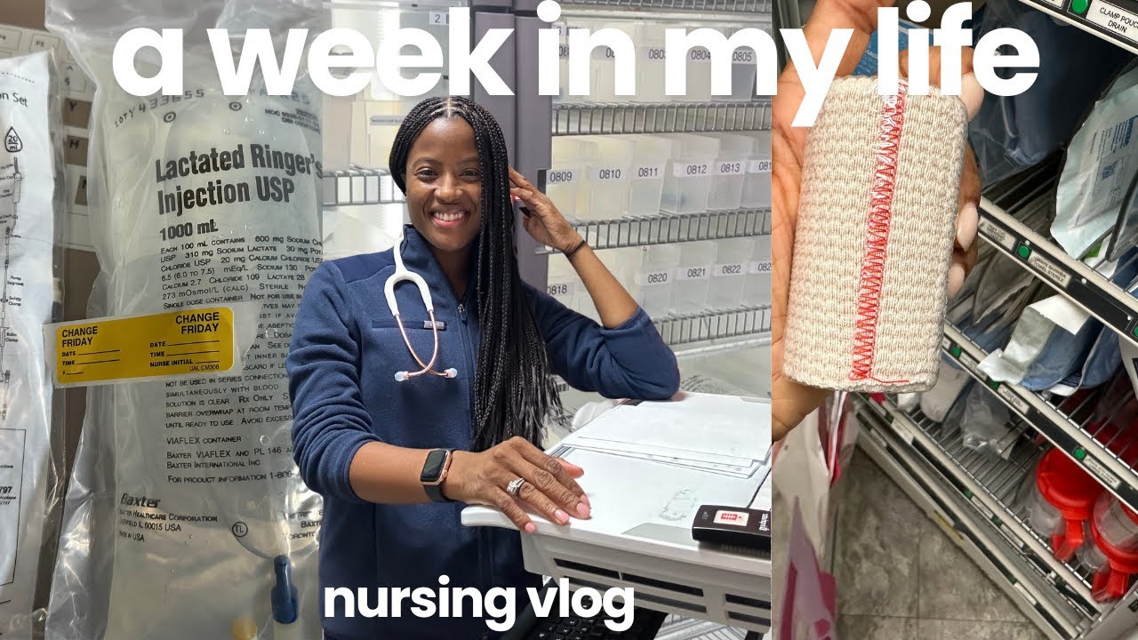 WEEK IN THE LIFE OF A MED-SURG NURSE - YouTube