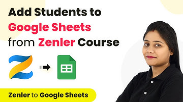 How to Add Zenler Students to Google Sheets Automatically - Zenler Google Sheets Integration