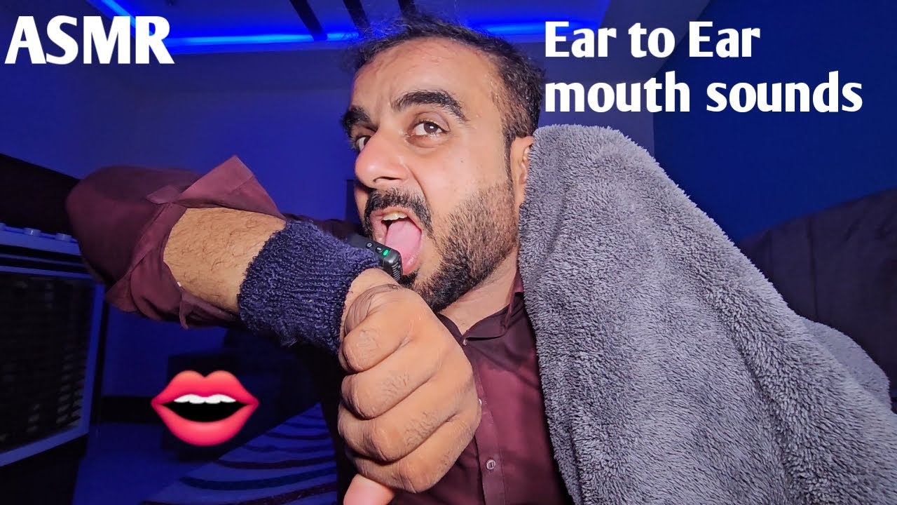 Asmr - Eart to ear mouth sounds + hand movements ( insanely satisfying triggers )