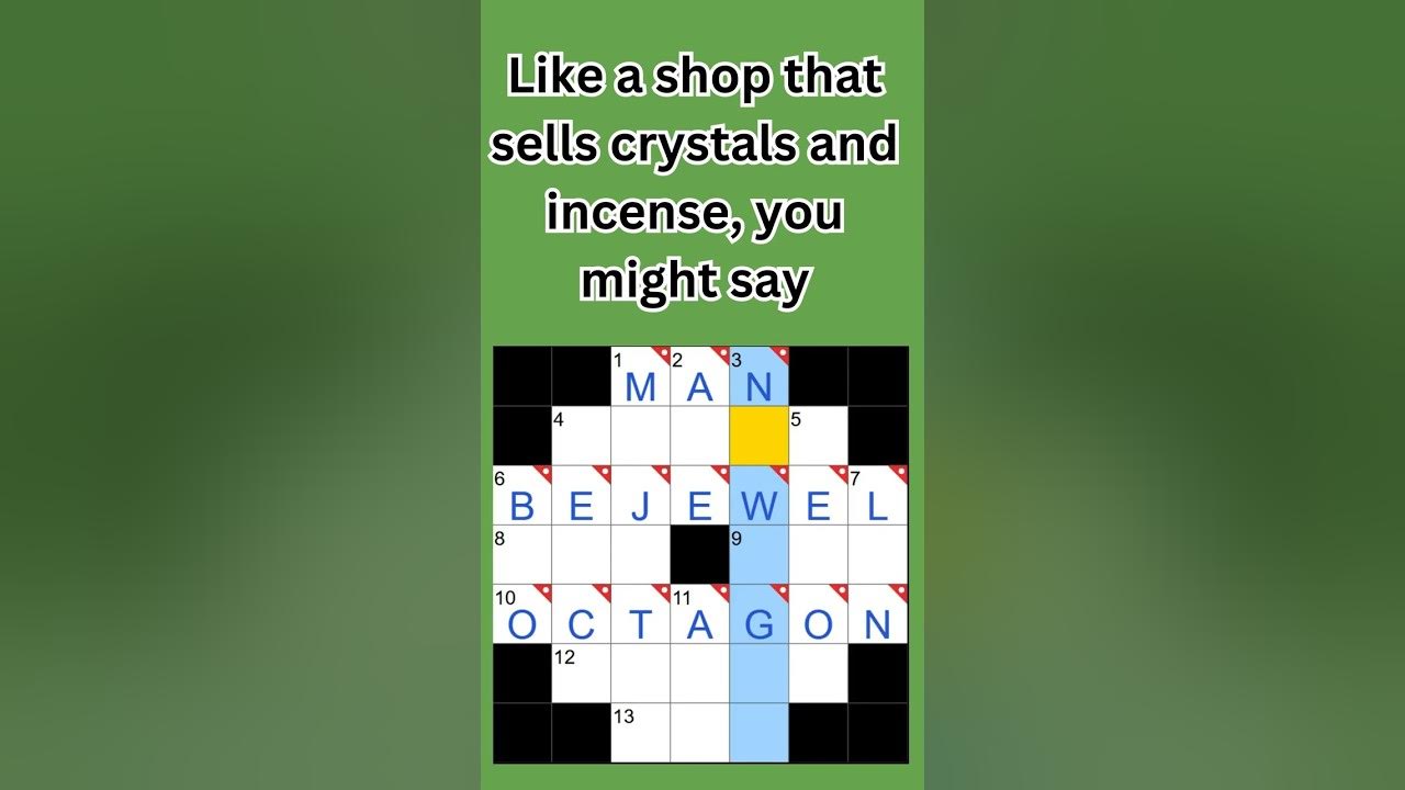 Like a shop that sells crystals and incense you might say NYT