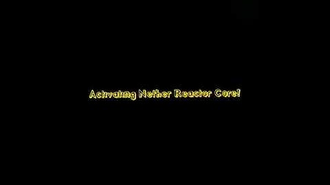 Activating Nether Reactor Core