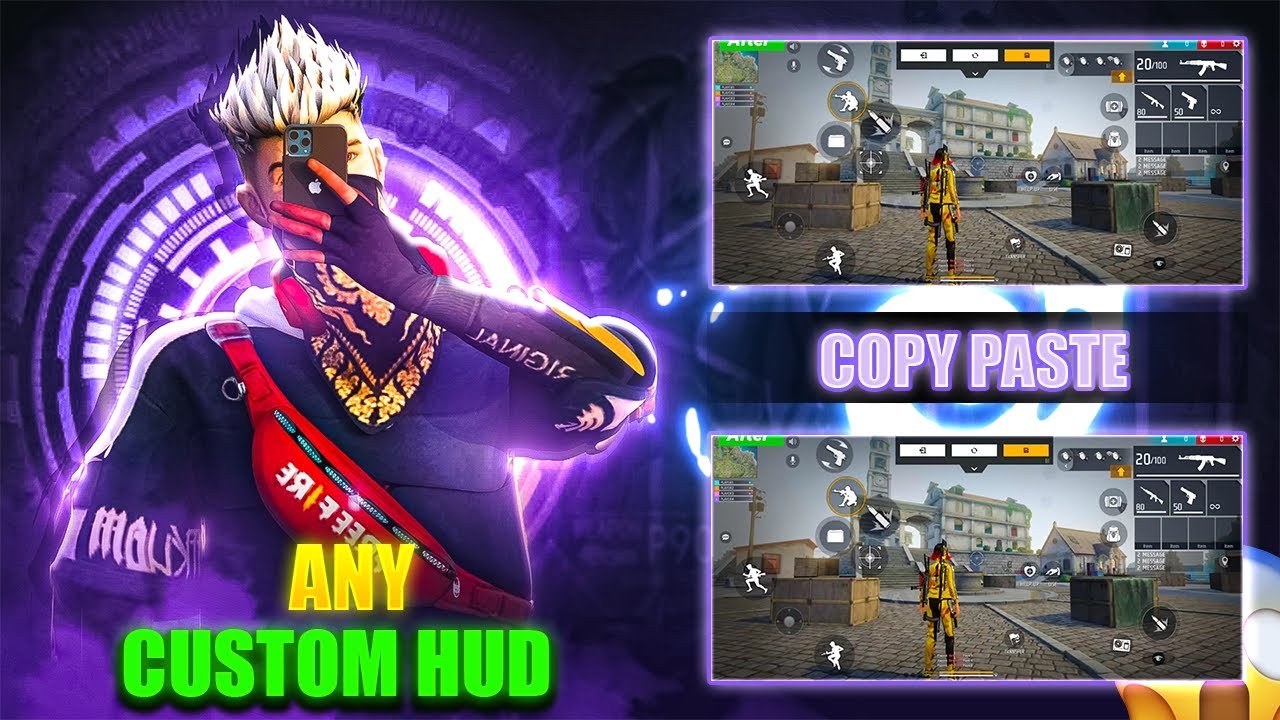 Hud Copy COPY PASTE ANYONE CUSTOME HUD😱 IN FREE FIRE 🔥 || FREE FIRE 🔥 CUSTOME ...