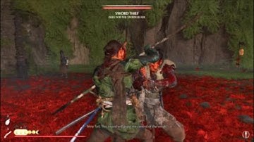 Ghost of Yōtei, Sword Thief, Lethal Mode, no hit, wearing cursed mask