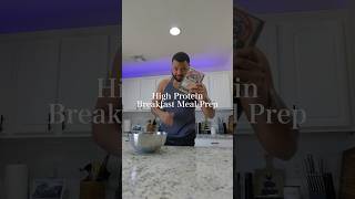 High protein breakfast meal prep ??‍??? mealprep pancakes kodiakcakes