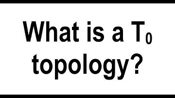 What is a T0 Topology?