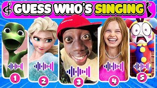 🔊Guess Who's SINGING🎵 Guess Who's DANCING | Elsa, Tenge, Salish Matter,MrBeast,Kinigra Deon, Lay Lay