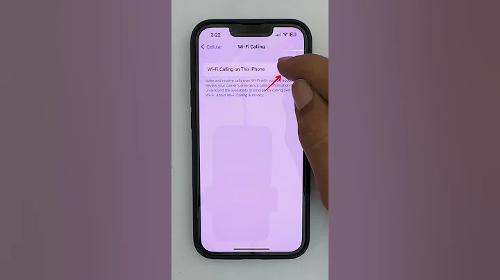 How to enable WiFi calls on iPhone #shorts