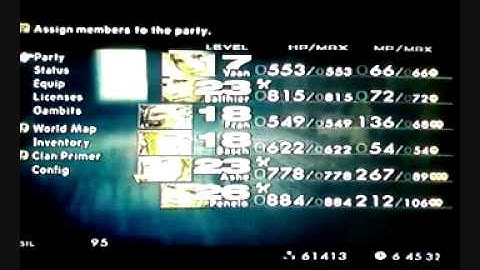 FFXII speed run
