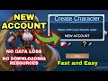 how to create new account in mobile legends