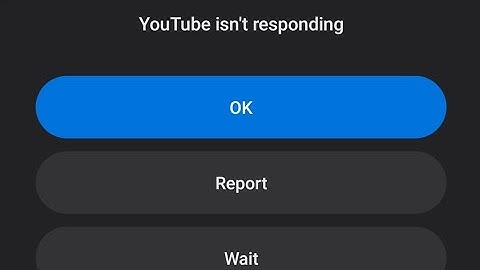 How to fix youtube isn