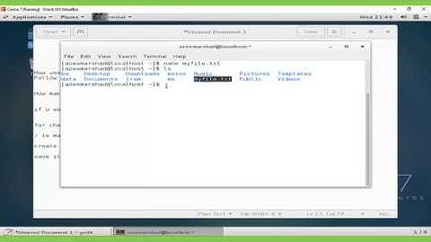 How use nano command or create text file in Linux CentOS 7 Part 3