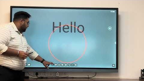 What is the difference between interactive flat panel and smart TV?