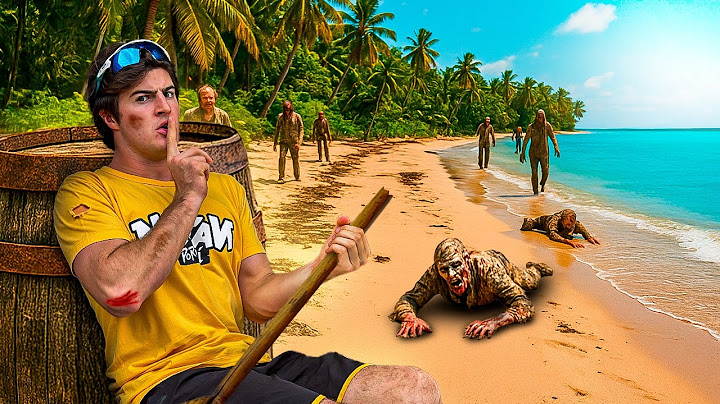 SOBREVIVI 24 HORAS EM UMA ILHA COM ZUMBIS