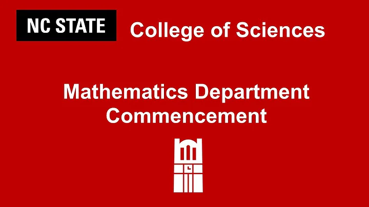 NC State University Department of Mathematics Commencement Ceremony Fall 2025