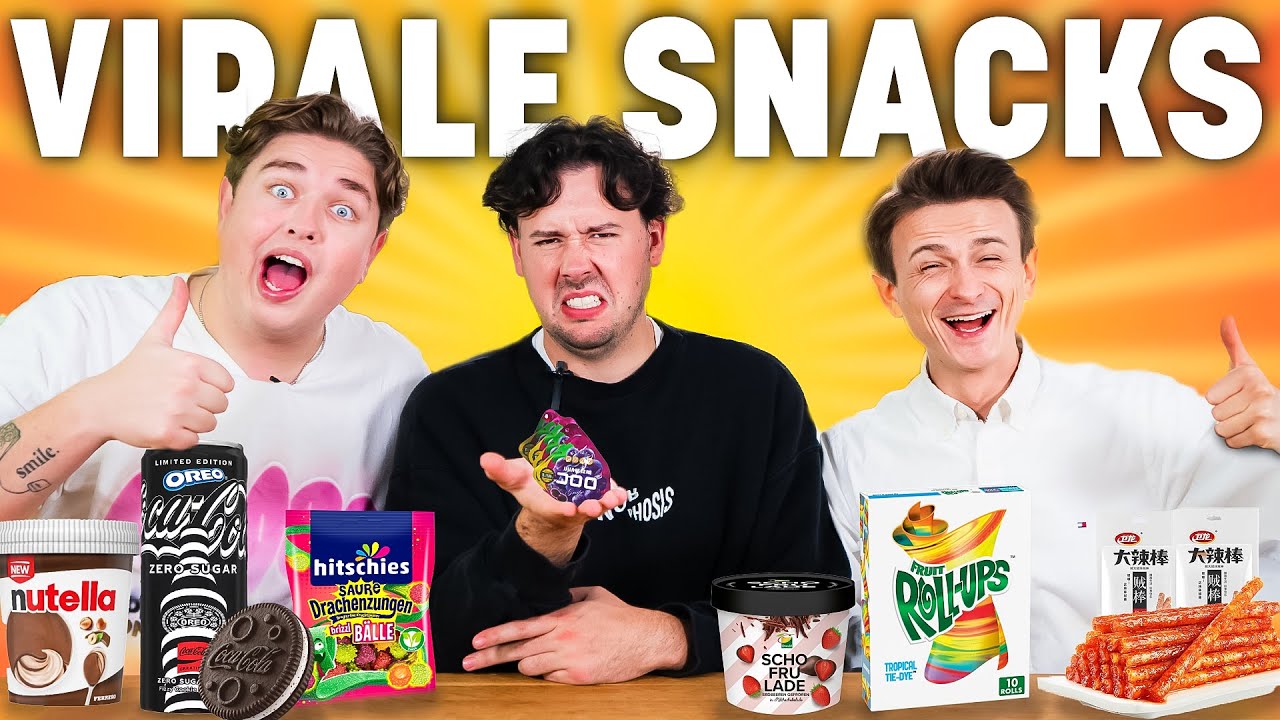 Wir testen VIRALE SNACKS! 🤤 (TEIL 8)