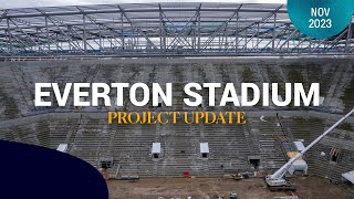 FIRST DRONE FOOTAGE INSIDE NEW EVERTON STADIUM!