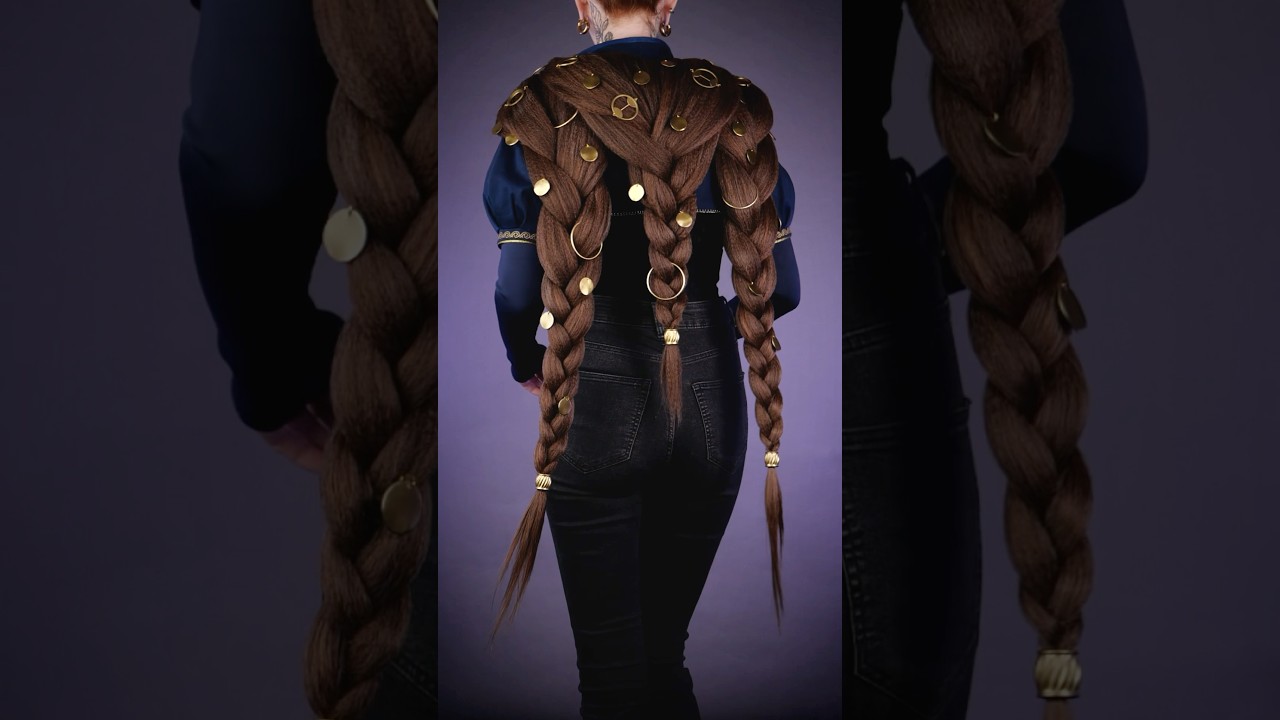 How I made Mizoras Hair Shawl #baldursgate #cosplay