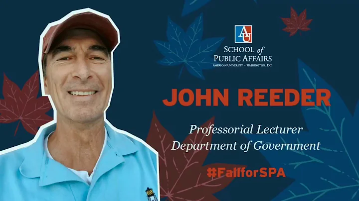#FallforSPA - Prof. John Reeder