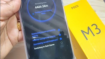 Poco M3 | How To Turn On & Use Ultra Battery Power In Poco M3