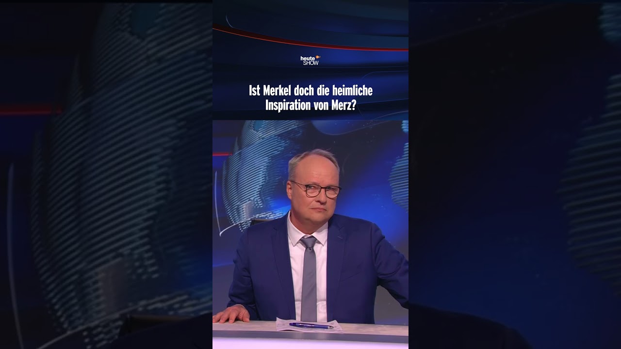 Ist Merkel doch die heimliche Inspiration von Merz? | heute-show 