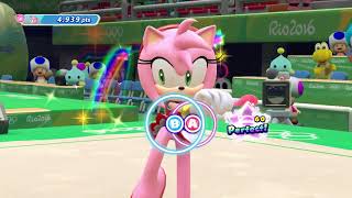 Mario And Sonic At The Rio 2016 Olympic Games - Rhythm Gymnastics All Songs With Amy